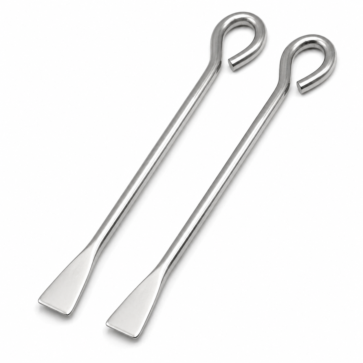 Anketras Stainless Steel Coconut Slicer Tool (Pack of 2) – Coconut Cutter, Scraper, Grater & Pulp Remover, Thengai Thuruvi Kitchen Tool